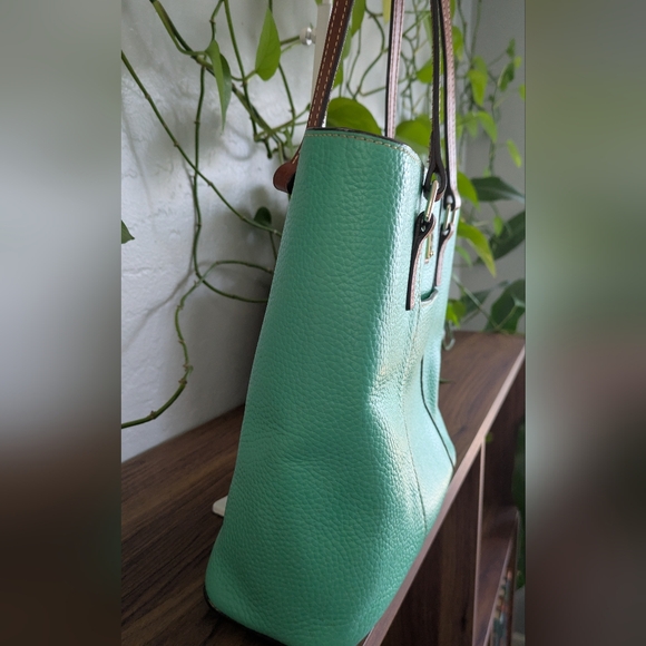 Dooney & Bourke Pebble Grain Leather Shoulder Bag - Picture 3 of 14